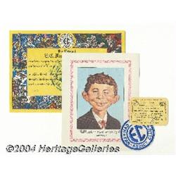 EC Fan-Addict Club Kit with Original Mailing Envelope (EC, 1950s).