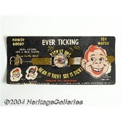 Howdy Doody Ever Ticking Toy Wrist Watch (Ever Tick Corp, 1950).