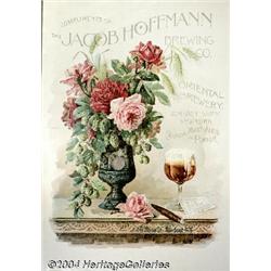 Jacob Hoffmann Brewing Company Poster (J. Ottoman Litho, 1890).
