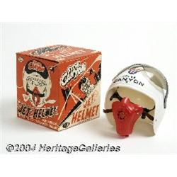 Steve Canyon Jet Helmet Toy In Box (Ideal, 1959).