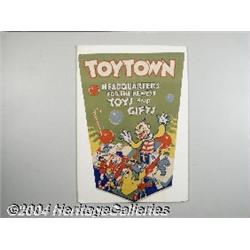 Toytown Store Poster (circa 1939).
