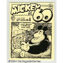 Mickey at 60 #nn, Signed and Numbered Edition 70/250 (Kinda Funny Publishing, 1988) Condition: NM.