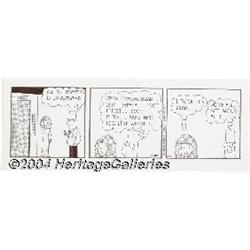 Scott Adams - Dilbert Daily Comic Strip Original Art, dated 3-12-90 (United Feature Syndicate, 1990)