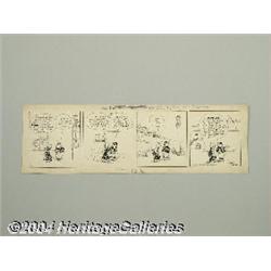 Gene Byrnes - Reg'lar Fellers Daily Comic Strip Original Art, dated 2-1-23 (Bell Syndicate, 1923).