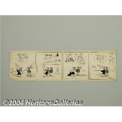 Gene Byrnes - Reg'lar Fellers Daily Comic Strip Original Art, dated 11-7-23 (Bell Syndicate, 1923).