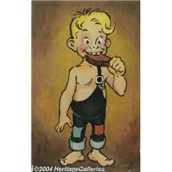 Al Capp Studios - Li'l Abner "Honest Abe Yokum" Painting Original Art (United Feature Syndicate, und