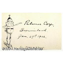 Palmer Cox - The Brownies Sketch and Autograph Original Art (1902).