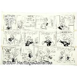 Walt Disney Studios - Donald Duck Sunday Comic Strip Original Art, dated 1-25-70 (King Features Synd