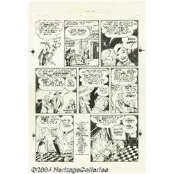 Will Eisner - The Spirit Section, page 2 Original Art, dated 10-22-50 (Will Eisner, 1950).