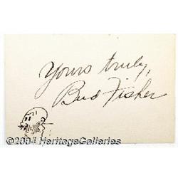 Bud Fisher - Mutt and Jeff Sketch and Autograph Original Art (undated).