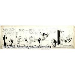 Bud Fisher - Mutt and Jeff Daily Comic Strip Original Art, dated 9-30-21 (King Features Syndicate, 1