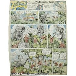 Hal Forrest - Tailspin Tommy Sunday Comic Strip Original Art, dated 12-31-33 (Bell Syndicate, 1933).