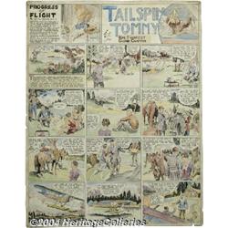 Hal Forrest - Tailspin Tommy Sunday Comic Strip Original Art, dated 7-20 (Bell Syndicate, circa 1930