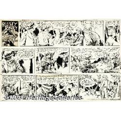 Frank Godwin - Rusty Riley Sunday Comic Strip Original Art, dated 2-22-59 (King Features Syndicate, 