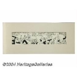 Milt Gross - Dave's Delicatessen Daily Comic Strip Original Art, dated 8-20-32 (King Features Syndic