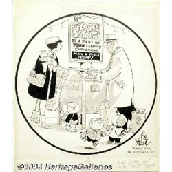 Bill Keane - Family Circus Special Comic Strip Original Art (undated, ca. 1972).