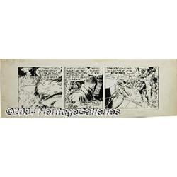 Jack Kirby and Wally Wood - Sky Masters Daily Comic Strip Original Art, dated 7-6-59 (George Mathews