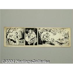 Bob Lubbers - Long Sam Daily Comic Strip Original Art, dated 1-7-55 (United Feature Syndicate, 1955)