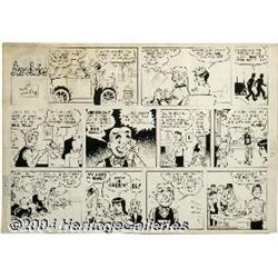 Bob Montana - Archie Sunday Comic Strip Original Art, dated 4-17-49 (McClure Newspaper Syndicate, 19