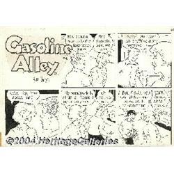 Bill Perry - Gasoline Alley Sunday Comic Strip Original Art, dated 5-12-68 (Chicago Tribune, 1968).