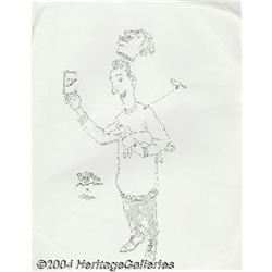 Dan Piraro - Bizarro Sketch Original Art (undated).