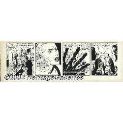 Alex Raymond - Rip Kirby Daily Original Comic Strip Art, dated 2-14-50 (King Features Syndicate, 195