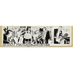 Alex Raymond - Rip Kirby Daily Original Comic Strip Art, dated 1-12-54 (King Features Syndicate, 195