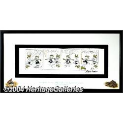 Al Taliaferro - Donald Duck Daily Comic Strip Original Art, dated 6-18-66 (King Features Syndicate, 