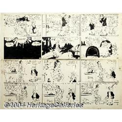 Russ Westover - Tillie the Toiler Sunday Comic Strip Original Art, dated 8-9-31 (King Features Syndi