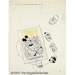 Pete Alvarado (attributed) - Walt Disney Comics Digest #50 Cover Original Art (Gold Key, 1974).