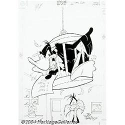 David Alvarez and Mike DeCarlo - Looney Tunes #61 Cover Original Art (DC, 2000).