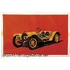 Image 1 : John Amendola - "1913 Mercer, Type 35J Raceabout" Aurora Model Kit Box Original Artwork (Aurora, 197