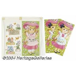 Artcraft Studios - Mary, Mary Quite Contrary Paper Doll Book Cover Original Art (Rand McNally, 1972)