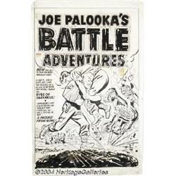 Al Avison - Joe Palooka Battle Adventures #69 Cover Original Art (Harvey, 1952).