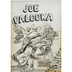 Al Avison - Joe Palooka #52 Cover Original Art (Harvey, 1951).