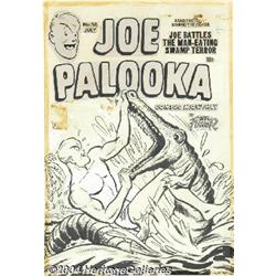 Al Avison (attributed) - Joe Palooka #58 Cover Original Art (Harvey, 1951).