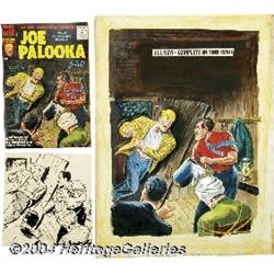 Al Avison - Joe Palooka #94 Cover Original Art (Harvey, 1956).