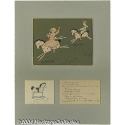 Lewis Baumer - Children's Book Original Illustrations and Hand-Written Text (undated).
