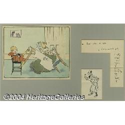 Lewis Baumer - Children's Book Illustration Original Art (undated, 1910s/20s).