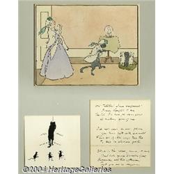 Lewis Baumer - Children's Book Original Illustrations and Hand-Written Text (undated).