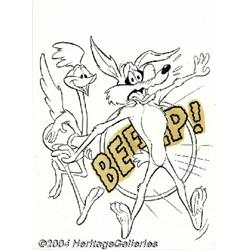 Gold Key Staff Artist - Beep Beep! the Road Runner #23 Cover Original Art (Gold Key, 1971).