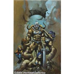 Simon Bisley - Heavy Metal Cover Original Art (1995).