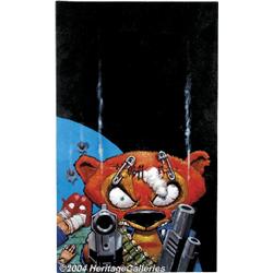Simon Bisley - Psycho Bear Cover Original Art (2001).
