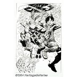 Simon Bisley and Kevin Eastman - Bodycount Splash Page Original Art (Image, 1996).