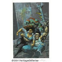 Simon Bisley - Bodycount #3 Cover Original Art (Image, 1996).