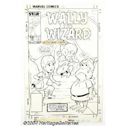 Bob Bolling - Wally the Wizard #12 Cover Original Art (Marvel, 1985).