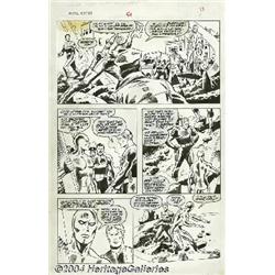 John Buscema and Jack Abel - Marvel Fanfare #51 page 13 Silver Surfer Original Art (Marvel, 1990).