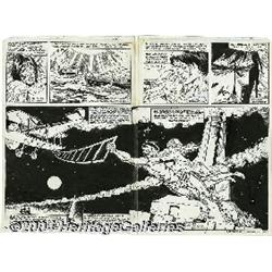 Sal Buscema and P. Craig Russell - Tarzan #29, pages 2 and 3 Original Art (Marvel, 1979).