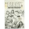 Image 1 : Milton Caniff (attributed) - Terry and the Pirates #21 Cover Original Art (Harvey, 1950).