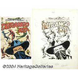 Joe Certa - The Durango Kid #13 Cover Original Art (Magazine Enterprises, 1951).